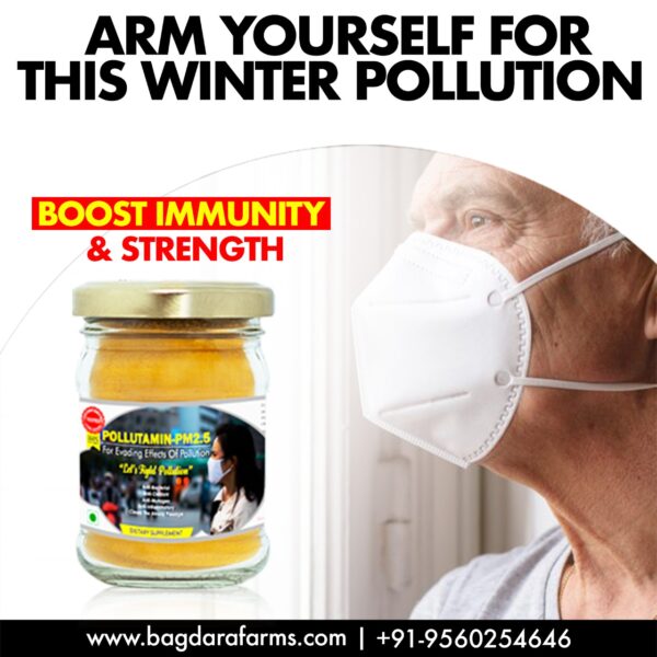 Arm yourself for this winter pollution with pollutamin PM2.5