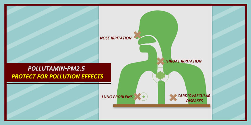 Pollutamin- PM2.5 to prevent from pollution side effects