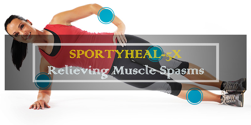 Relieve muscle spasms with Sportyheal-5X